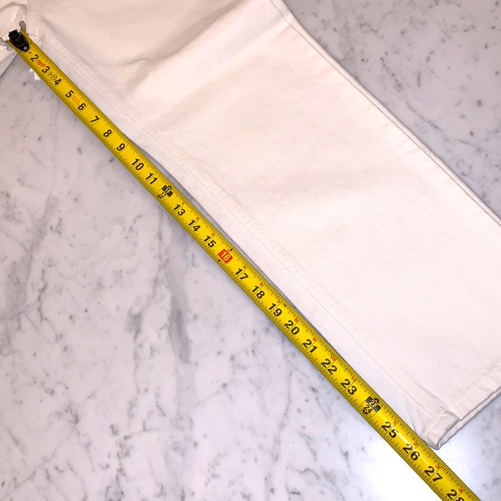 The Frankie Shop IMJ High Rise Straight Jean In Off White Ivory Womens Size 2 - Picture 12 of 12